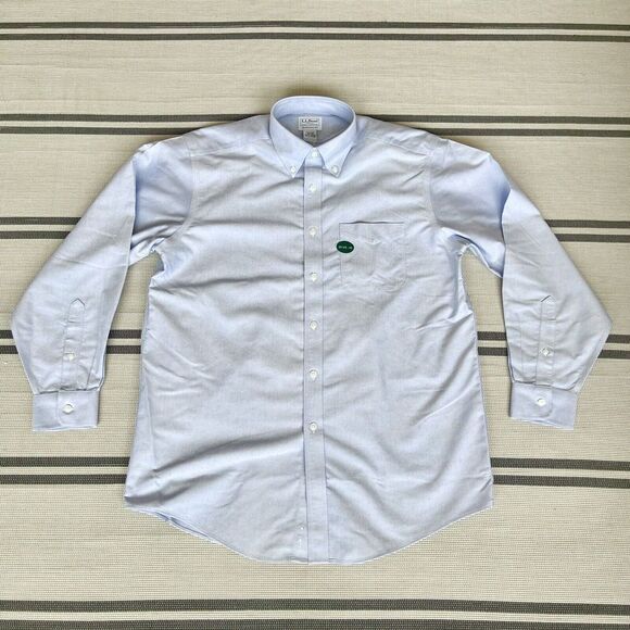 L.L. Bean NWT Wrinkle Free 15.5 33 Oxford Shirt Men's Traditional Fit - Picture 1 of 4